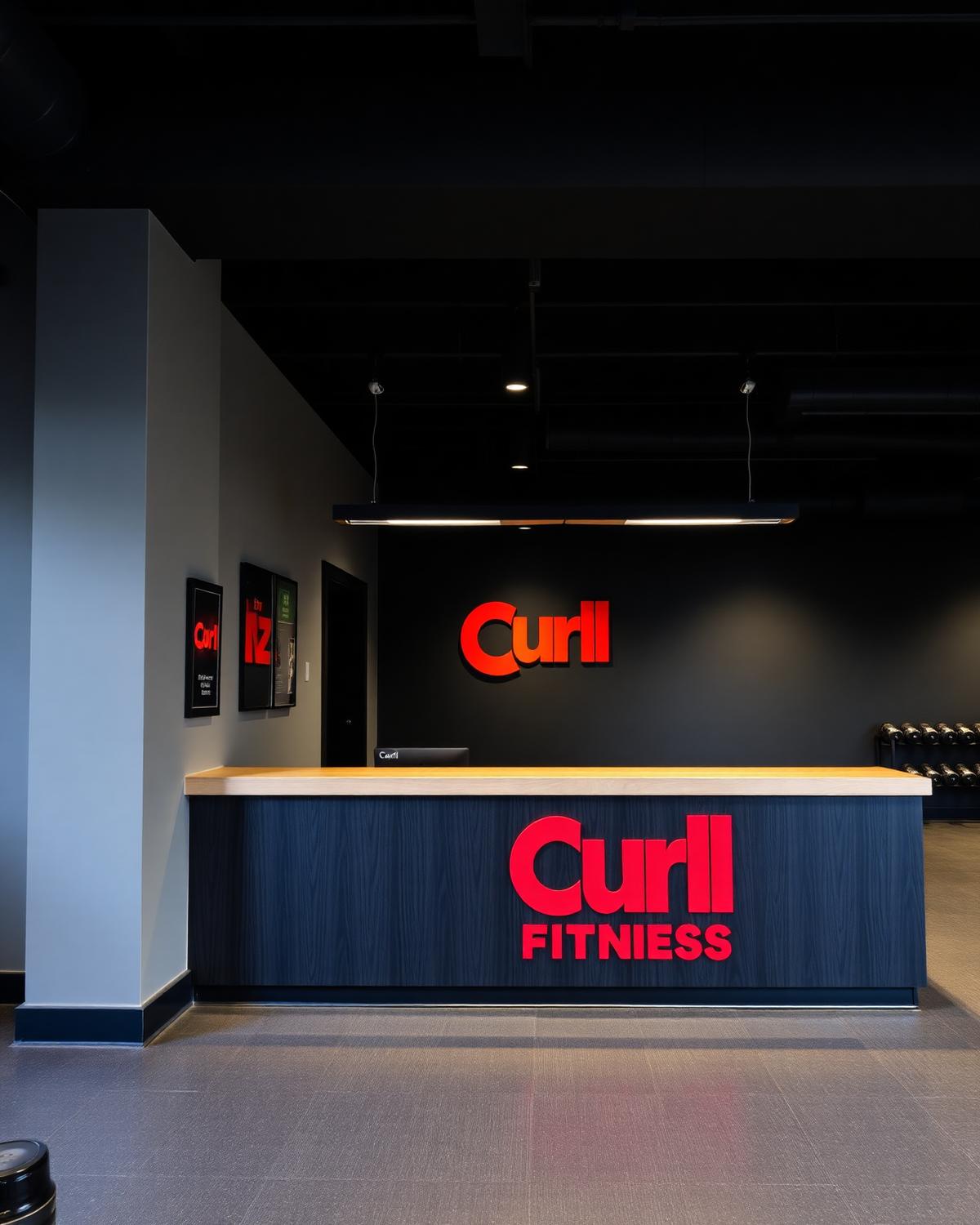 Curl Fitness reception